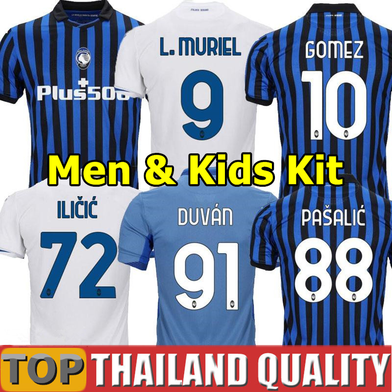 2021 Atalanta B.C. soccer jerseys GOMEZ 20 21 L.MURIEL ILICIC DE ROON football shirt set DUVAN MURIEL maglia Men Kids Kit uniform, 2020 home - men
2021 Atalanta B.C. soccer jerseys GOMEZ 20 21 L.MURIEL ILICIC DE ROON football shirt set DUVAN MURIEL maglia Men Kids Kit uniform, 2020 home - men