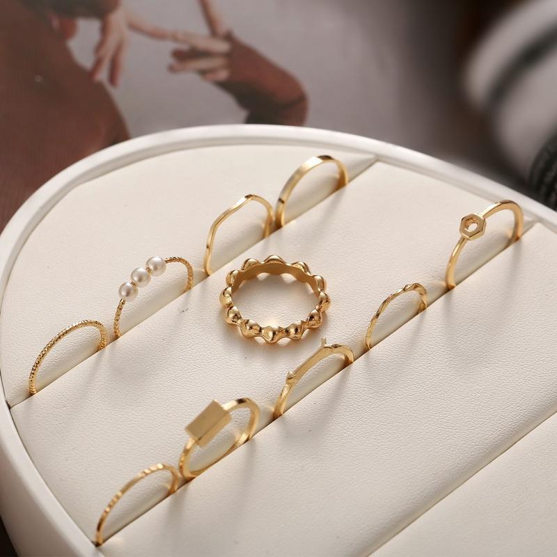 Cluster Rings 10Pcs Hip Hop Vintage Gold Color Hollw Out Ring Star Knuckle Joint Set For Women Girls Boho Bohemian Finger Jewelry
Cluster Rings 10Pcs Hip Hop Vintage Gold Color Hollw Out Ring Star Knuckle Joint Set For Women Girls Boho Bohemian Finger Jewelry