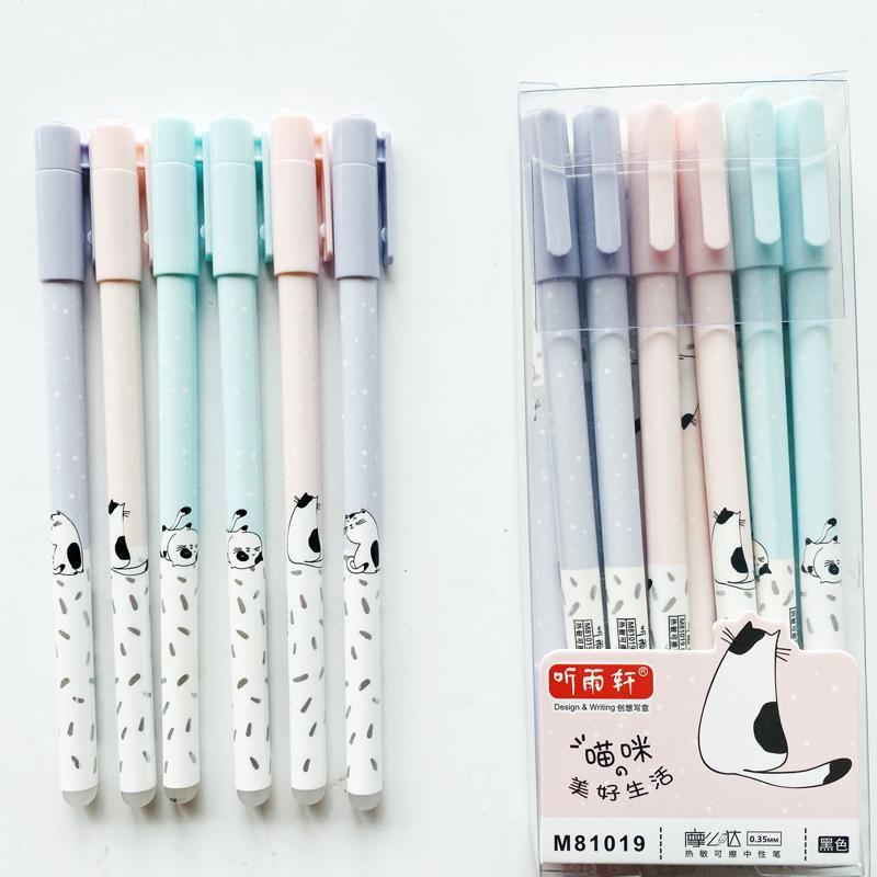3PCS/Lot Pen Cute Cat's Happiness Life Erasable Gel Pen Rollerball School Office Supply Student Stationery 0.35mm Black Ink1
3PCS/Lot Pen Cute Cat's Happiness Life Erasable Gel Pen Rollerball School Office Supply Student Stationery 0.35mm Black Ink1