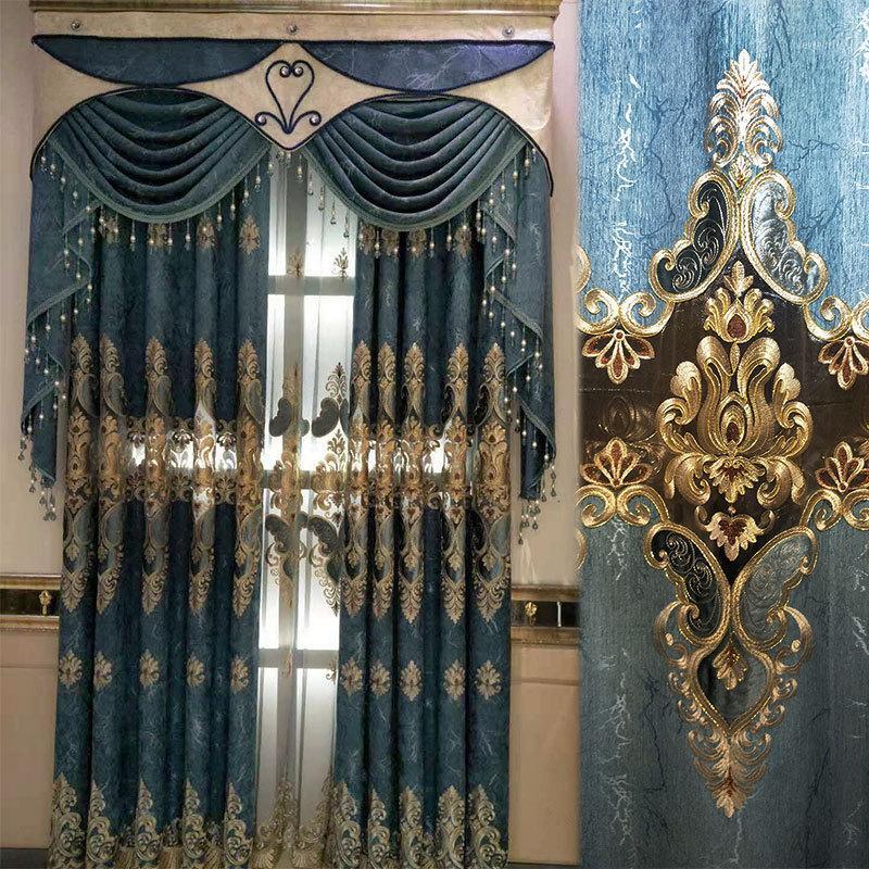 European luxury sheer curtain high quality fashion jacquard thick shade blackout curtains for living room bedroom kitchen1, Brown tulle
European luxury sheer curtain high quality fashion jacquard thick shade blackout curtains for living room bedroom kitchen1, Brown tulle