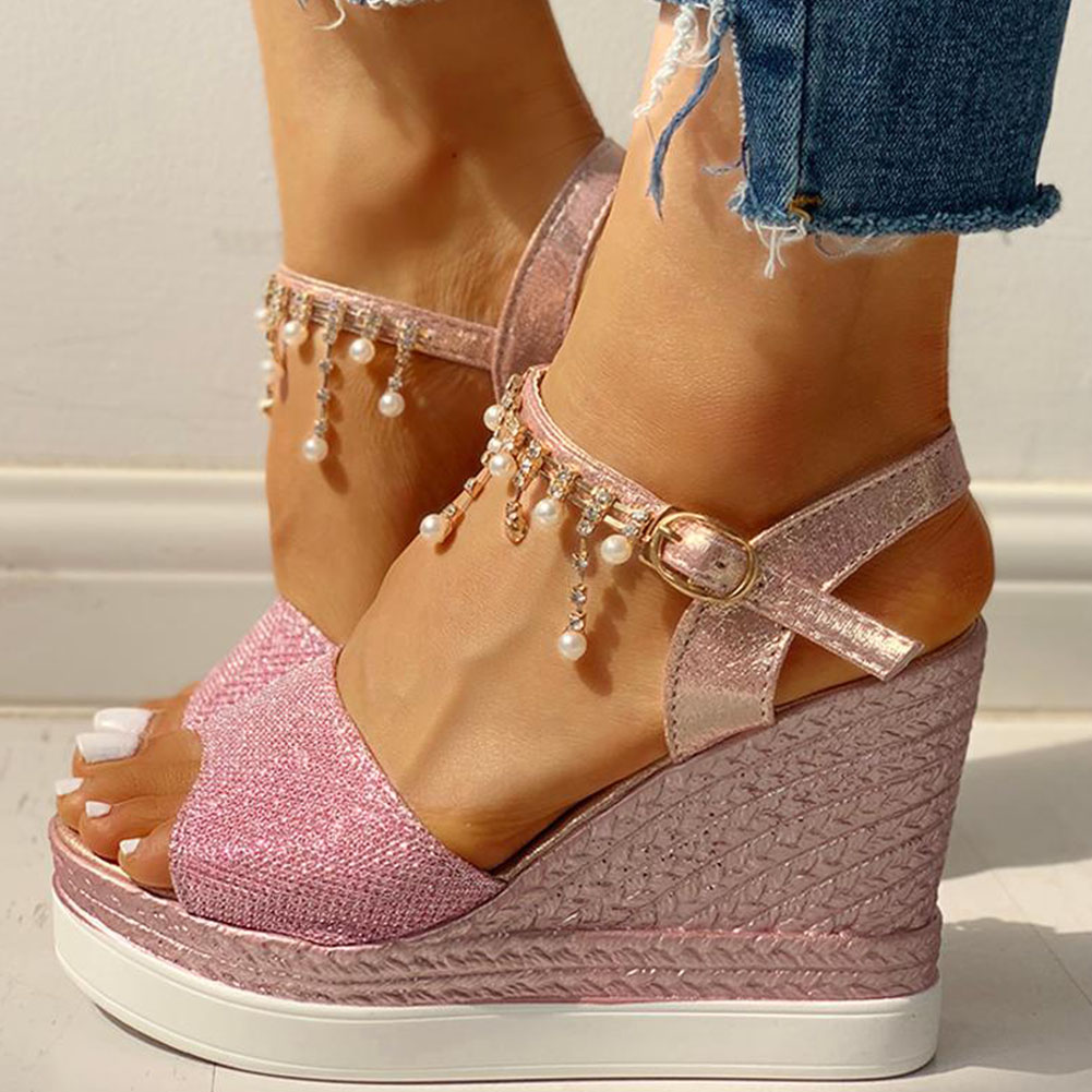 high heels Leisure platform Fashion Chains summer sandals womens Wedges shoes female, Black
high heels Leisure platform Fashion Chains summer sandals womens Wedges shoes female, Black