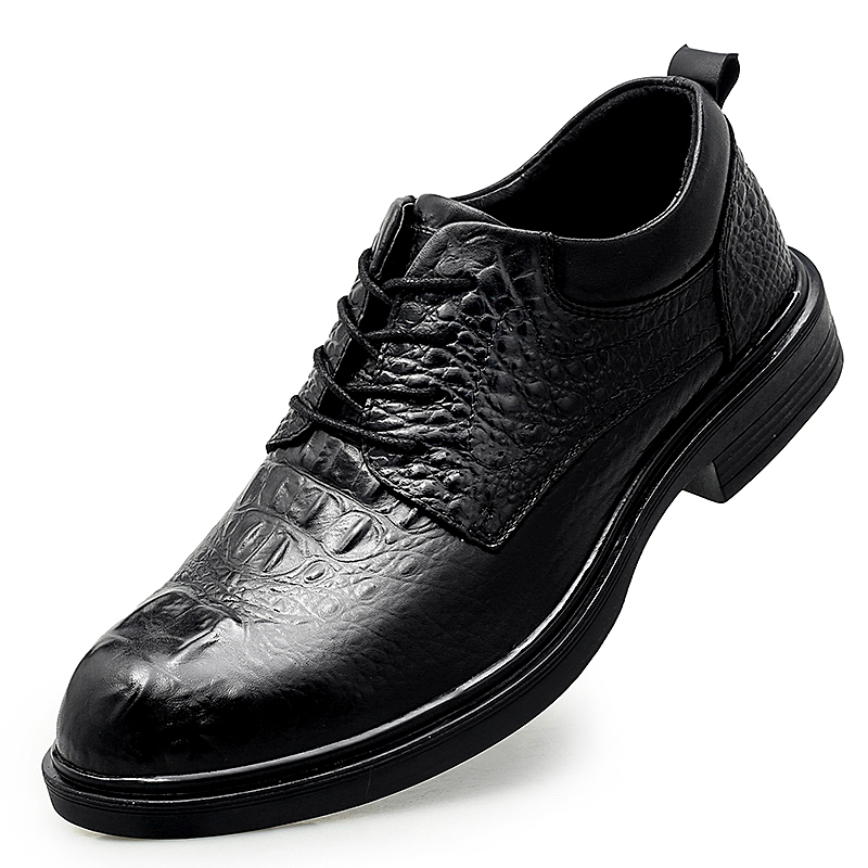 of Luxury Men Fashion Wedding Dresses Genuine Leather Crocodile Pattern Shoes Zapatos Hombre 0ul5, Black
of Luxury Men Fashion Wedding Dresses Genuine Leather Crocodile Pattern Shoes Zapatos Hombre 0ul5, Black