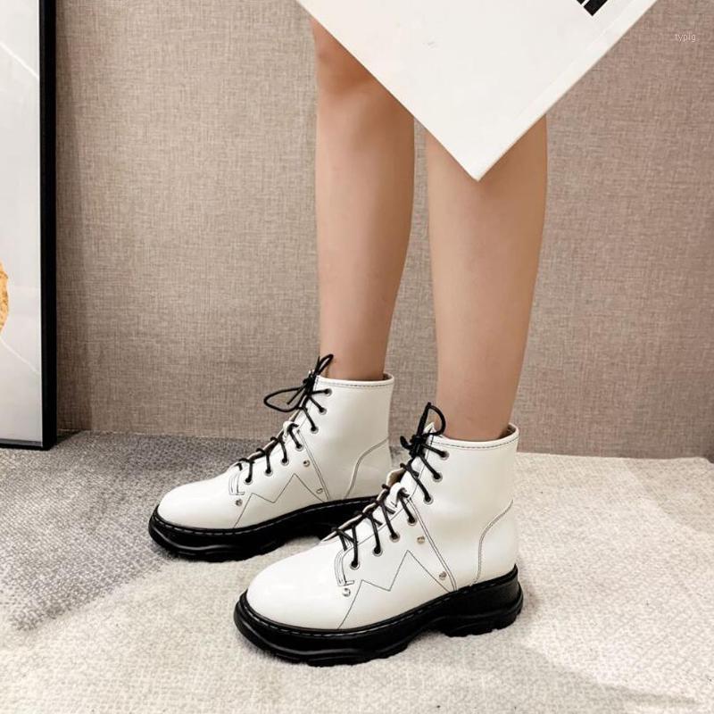 New Winter Women Ankle white Snow Boot Leather Wedges Warm Rubber Platform Lace Up Sexy Punk Ladies Shoes Botas Mujer YMB2861, Black
New Winter Women Ankle white Snow Boot Leather Wedges Warm Rubber Platform Lace Up Sexy Punk Ladies Shoes Botas Mujer YMB2861, Black