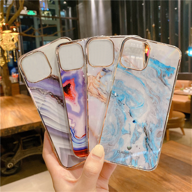 Electroplating Marble Texture TPU Plastic Phone Cases For 11 12 mini Pro Max 7 8 plus xs Ultra Thin Phone Back Cover Case, #4
Electroplating Marble Texture TPU Plastic Phone Cases For 11 12 mini Pro Max 7 8 plus xs Ultra Thin Phone Back Cover Case, #4