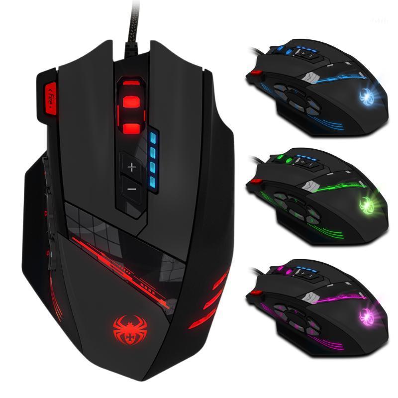 ZELOTES Wired USB 4000 DPI A Optical Gaming Mouse 12 Programmable Buttons 4 Adjustable DPI 7 LED Lights for Computer Game Mice1
ZELOTES Wired USB 4000 DPI A Optical Gaming Mouse 12 Programmable Buttons 4 Adjustable DPI 7 LED Lights for Computer Game Mice1