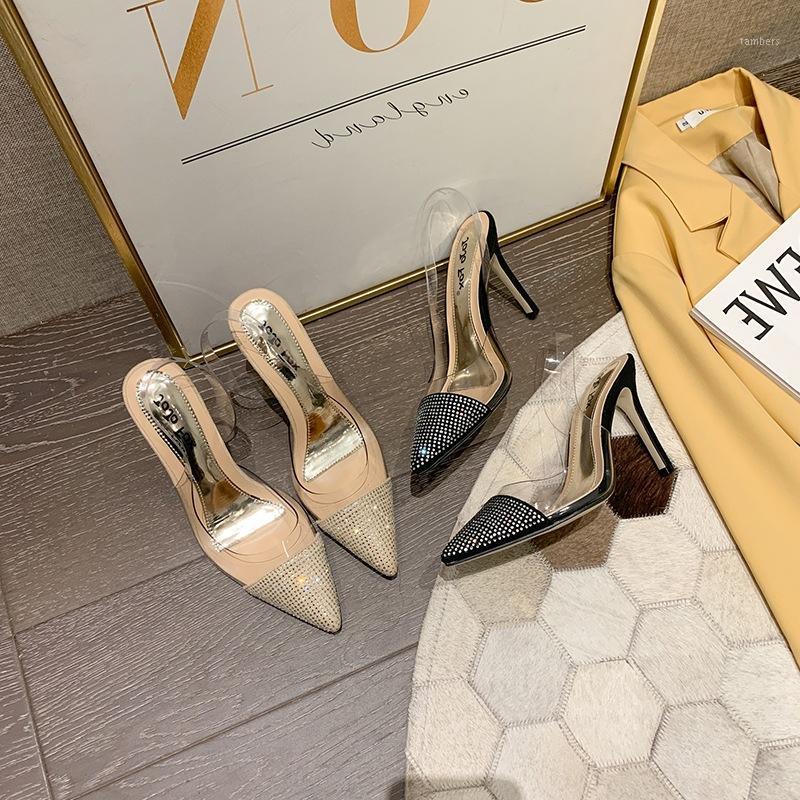 The New Kardashian Also Has The Same Light Water Drill Tip Back Empty Heels PVC Heeled Sandals1, Black
The New Kardashian Also Has The Same Light Water Drill Tip Back Empty Heels PVC Heeled Sandals1, Black