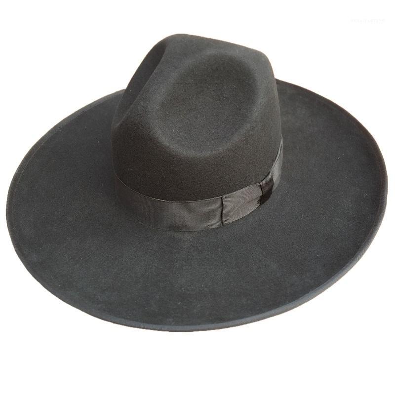 Wide Brim Hats Black Israel Jewish Hat Jews Wool Hasidic Kosher Rabbi Fedora Cap 12 Cm1, As pic
Wide Brim Hats Black Israel Jewish Hat Jews Wool Hasidic Kosher Rabbi Fedora Cap 12 Cm1, As pic