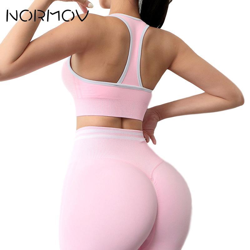 NORMOV Sexy Sport Set Women Seamless Yoga Set Breathable Gym Clothes Yoga Sports Bra Push Up Tights Women for Fitness Suits, Black
NORMOV Sexy Sport Set Women Seamless Yoga Set Breathable Gym Clothes Yoga Sports Bra Push Up Tights Women for Fitness Suits, Black