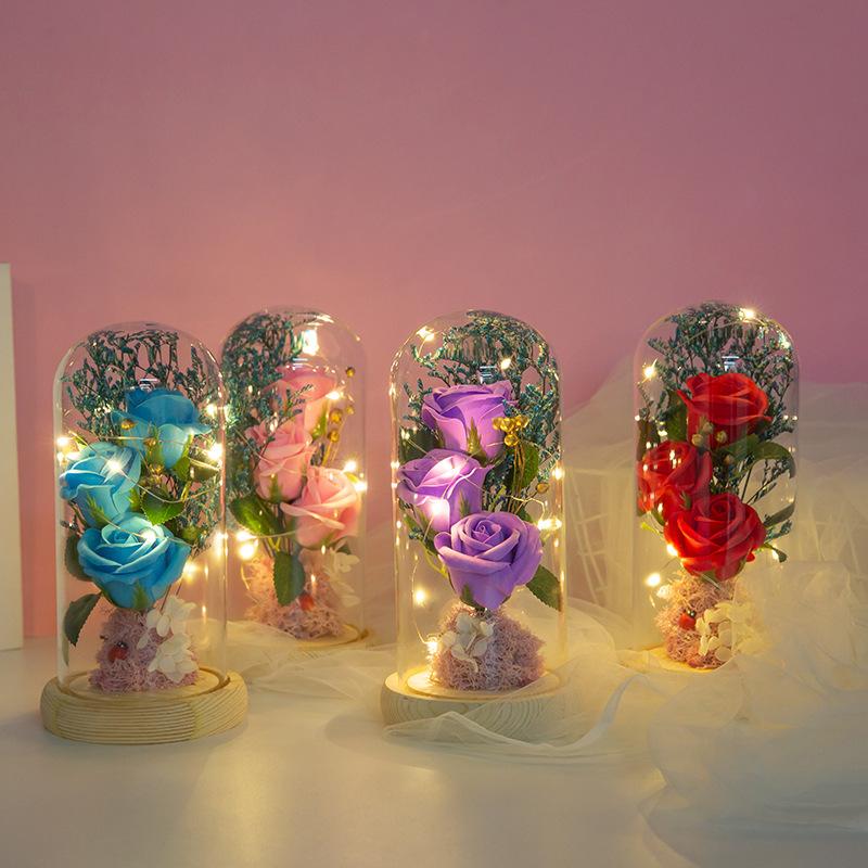Dropshipping 2021 Galaxy Rose Flashing Flowers In Flask Glass Dome For Valentine's Mother's Day Birthday Gift Wedding Decoration, B glod rose
Dropshipping 2021 Galaxy Rose Flashing Flowers In Flask Glass Dome For Valentine's Mother's Day Birthday Gift Wedding Decoration, B glod rose