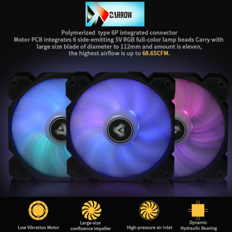 Barrow BF04-PR, PWM Fans, LRC 2.0 5V, 6pin Interface, Light/Speed Integrated Radiator Fans, Need To Work With Controller,cooler
Barrow BF04-PR, PWM Fans, LRC 2.0 5V, 6pin Interface, Light/Speed Integrated Radiator Fans, Need To Work With Controller,cooler