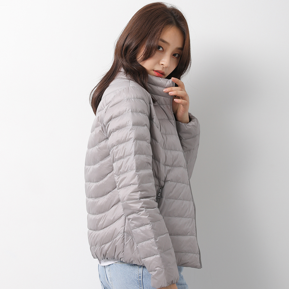 YAYA Woman 90% White Duck Down Jacket Light Short Down Coat UV Thermal Storage Down Jacket Waterproof Windproof Outerwear 201029