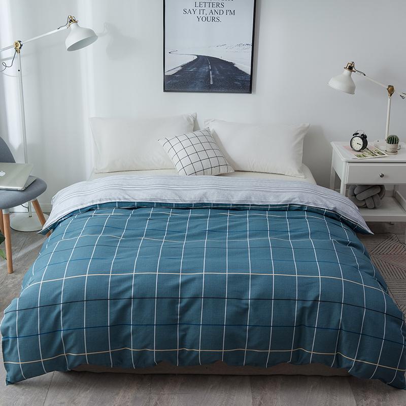 New blue plaid 1Pcs Duvet Cover 100% Cotton King Queen Full Twin Home Bedclothes Mediterranean Style Hot Selling quilt cover, Style1
New blue plaid 1Pcs Duvet Cover 100% Cotton King Queen Full Twin Home Bedclothes Mediterranean Style Hot Selling quilt cover, Style1