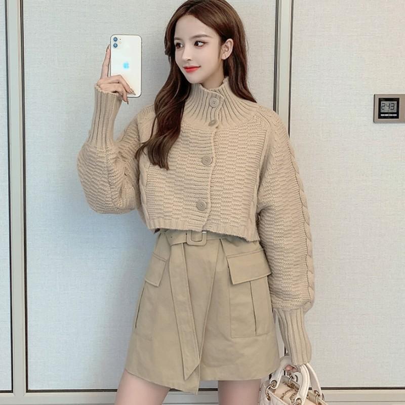 2020 Autumn Winter Knitted Two Piece Set Women Turtleneck Batwing Sleeve Short Sweater Coat + Vest Mini Dress Ladies Suits, Photo color
2020 Autumn Winter Knitted Two Piece Set Women Turtleneck Batwing Sleeve Short Sweater Coat + Vest Mini Dress Ladies Suits, Photo color