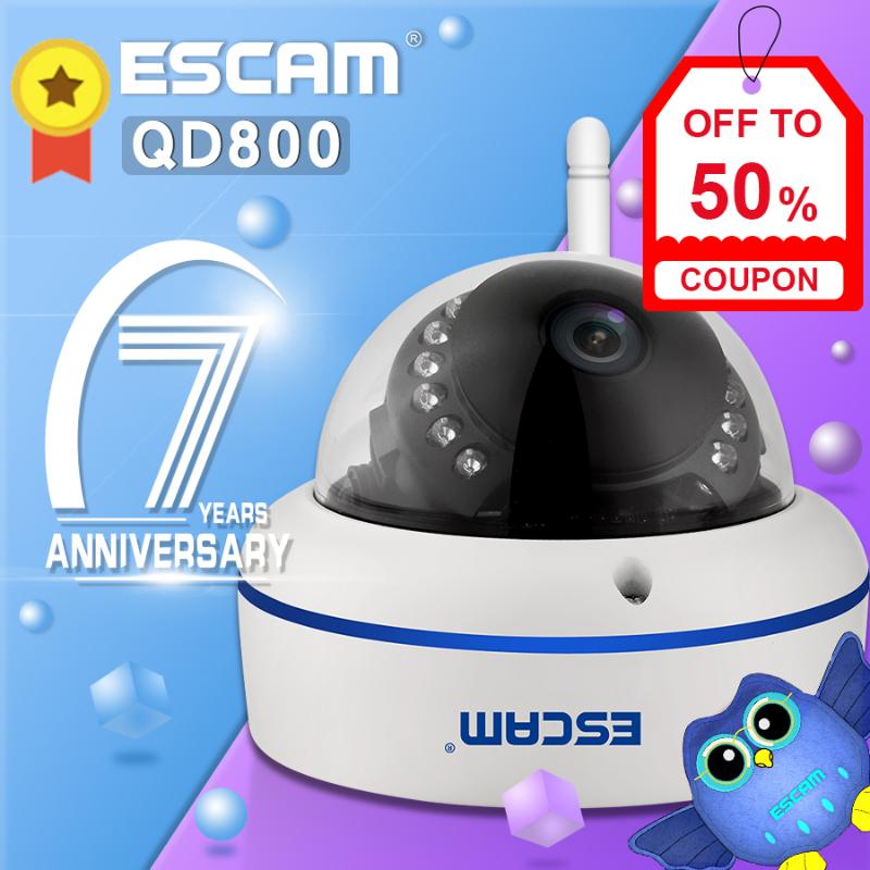 ESCAM Speed QD800 WIFI 2.0MP ONVIF FHD 1080P P2P Private Cloud Waterproof Security WiFi IP Camera
ESCAM Speed QD800 WIFI 2.0MP ONVIF FHD 1080P P2P Private Cloud Waterproof Security WiFi IP Camera