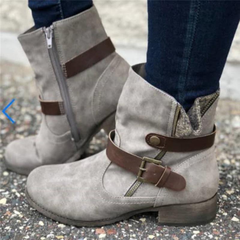 Women's Retro Ankle Boots Winter Woman Vintage Leather Low Heels New Women Buckle Warm Pumps Ladies Zip Female Shoes Plus Size, Khaki
Women's Retro Ankle Boots Winter Woman Vintage Leather Low Heels New Women Buckle Warm Pumps Ladies Zip Female Shoes Plus Size, Khaki