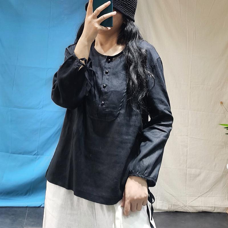 Women Autumn Solid Color Loose Blouse Tops Ladies Vintage Retro Linen Shirt Female 2020 Spring Blouses Shirts, Beige
Women Autumn Solid Color Loose Blouse Tops Ladies Vintage Retro Linen Shirt Female 2020 Spring Blouses Shirts, Beige