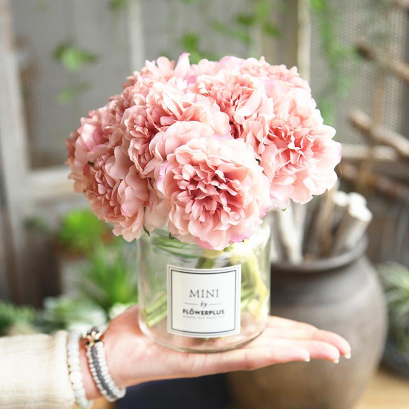 Artificial Flowers Peony Wedding Bride Bouquet DIY Home Garden Decoration Rose Flowers 5pcs/Bunch Wedding Crafts For Decorating, White
Artificial Flowers Peony Wedding Bride Bouquet DIY Home Garden Decoration Rose Flowers 5pcs/Bunch Wedding Crafts For Decorating, White