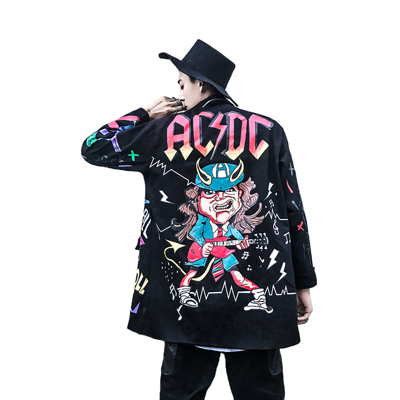 outono homens Primavera marca graffiti impresso jaqueta alta rua hip hop rock jovem casaco solto estudante bluso outerwear 1RZ6, Blake
outono homens Primavera marca graffiti impresso jaqueta alta rua hip hop rock jovem casaco solto estudante bluso outerwear 1RZ6, Blake