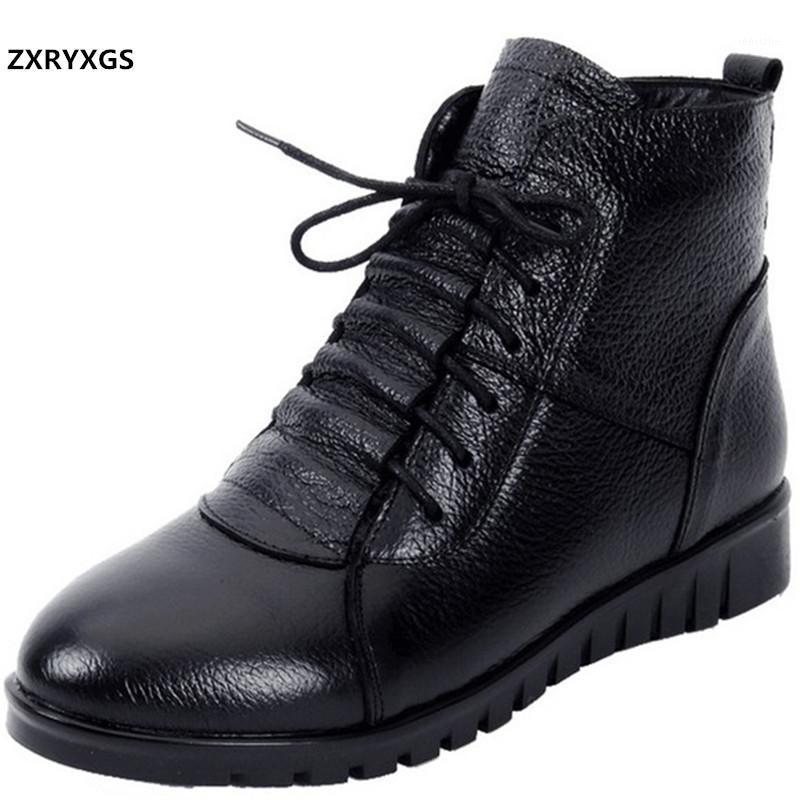 2020 New Lace-up Side Zipper Genuine Leather Boots Winter Boots Warm Shoes Flat Comfortable Women Winter Shoes Warm1, Black
2020 New Lace-up Side Zipper Genuine Leather Boots Winter Boots Warm Shoes Flat Comfortable Women Winter Shoes Warm1, Black