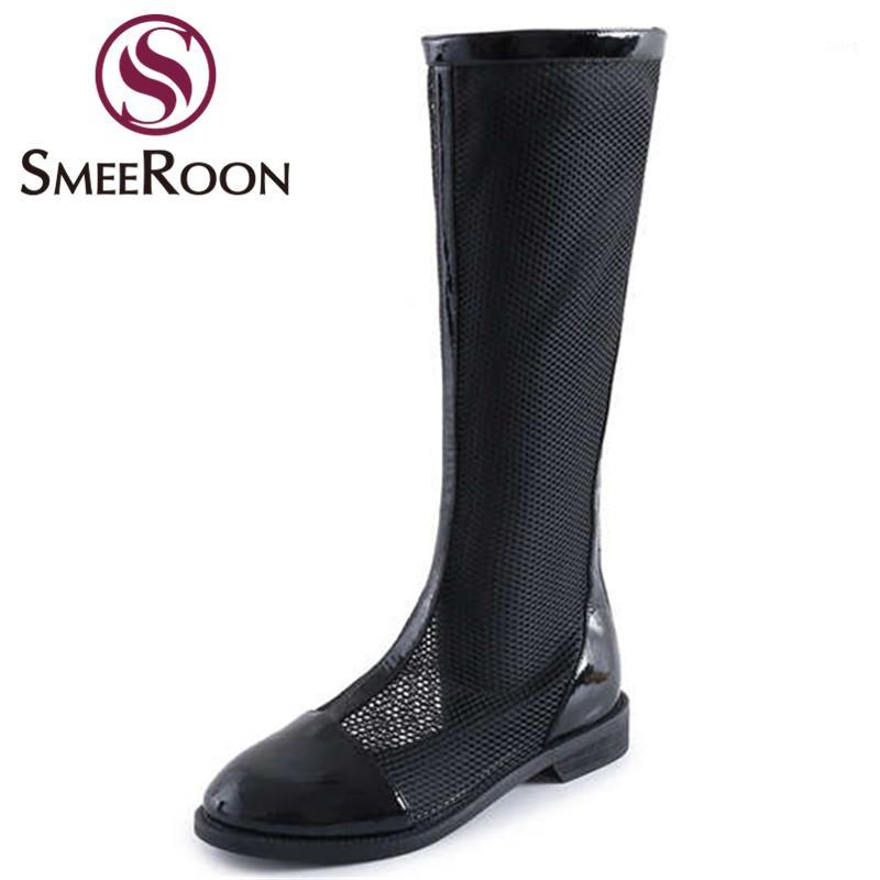 Smeeroon Plus size 34-44 New women boots round toe cut outs spring autumn boots ladies knee high female1, Black
Smeeroon Plus size 34-44 New women boots round toe cut outs spring autumn boots ladies knee high female1, Black