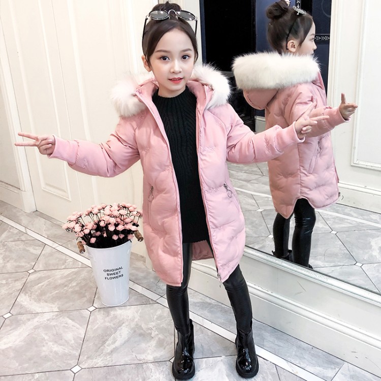 Girls winter coat 2020 new medium and large children's down cotton coat long padded jacket girl western style thick coat, Blue;gray
Girls winter coat 2020 new medium and large children's down cotton coat long padded jacket girl western style thick coat, Blue;gray