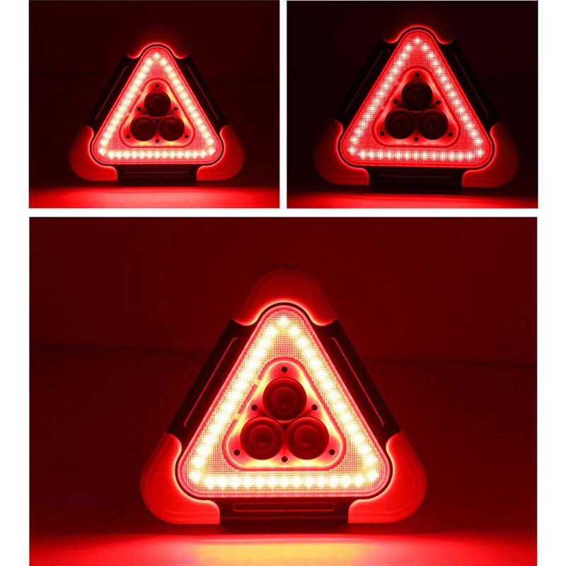 Multi Function Triangle Warning Sign Car LED Work light Road Safety Emergency Breakdown Alarm lamp , Flashing light on
Multi Function Triangle Warning Sign Car LED Work light Road Safety Emergency Breakdown Alarm lamp , Flashing light on