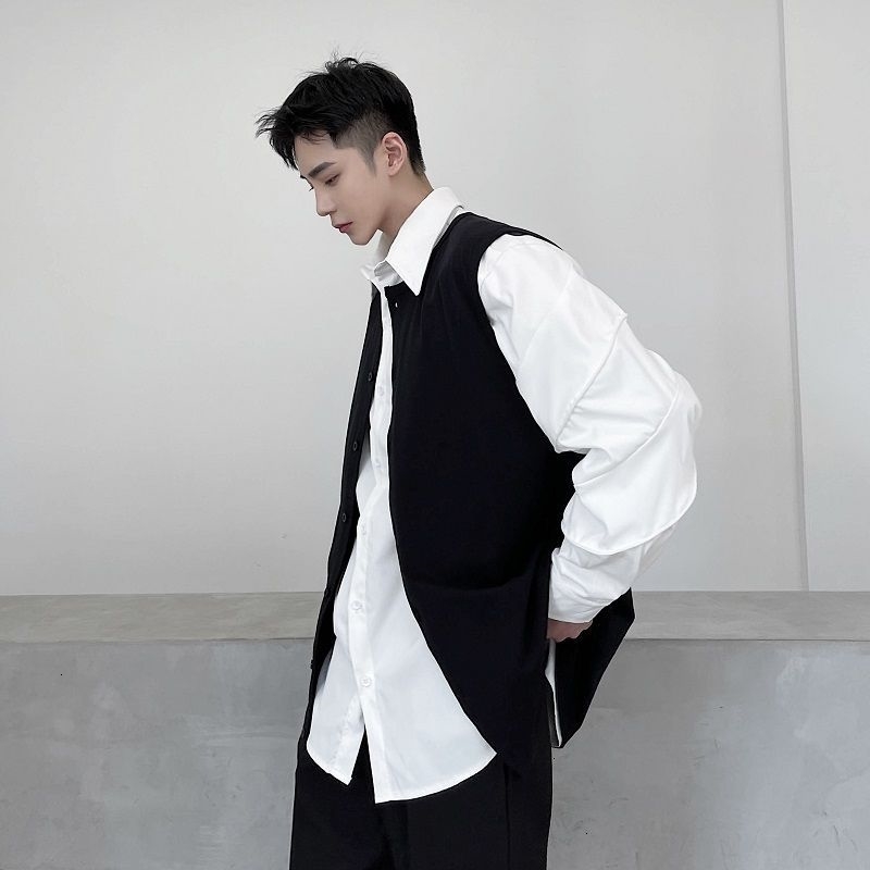 New Men's Long Sleeve Solid Color Shirt 2021 Fashion Woman Casual Oversize Shirts Korean Streetwear Black Tops L1mz
New Men's Long Sleeve Solid Color Shirt 2021 Fashion Woman Casual Oversize Shirts Korean Streetwear Black Tops L1mz