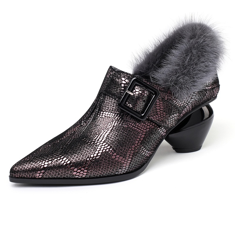 2021 Big Size 34-42 New Female Winter Skin High Heels to Toe Woman Party Shoes Kela, Gun color
2021 Big Size 34-42 New Female Winter Skin High Heels to Toe Woman Party Shoes Kela, Gun color