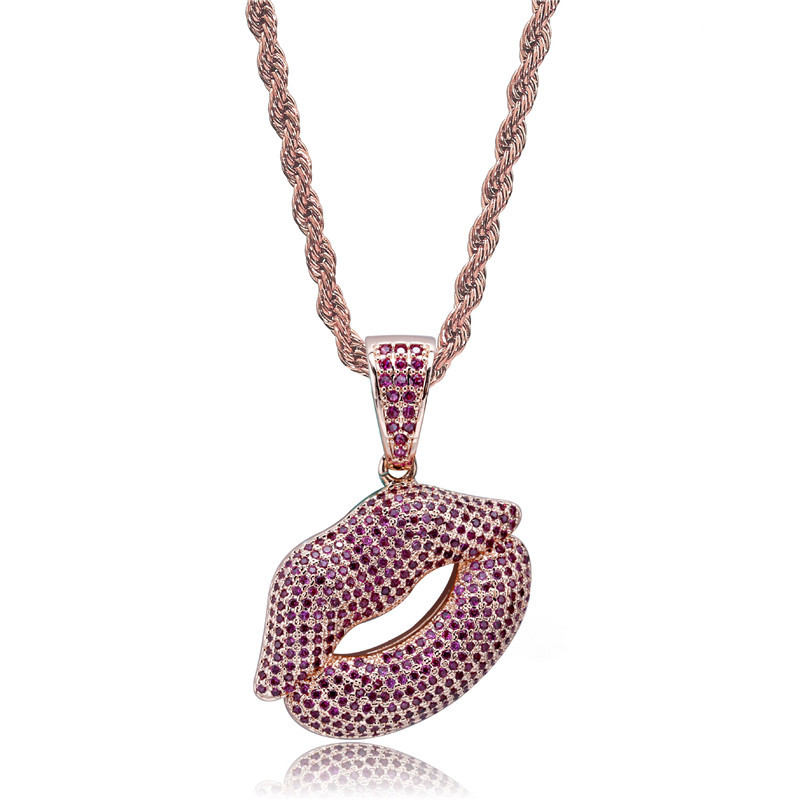 Lips Iced Out Purple Chain Zircon Pendant High Quality Hip Hop Necklace Jewelry Dgqp
Lips Iced Out Purple Chain Zircon Pendant High Quality Hip Hop Necklace Jewelry Dgqp