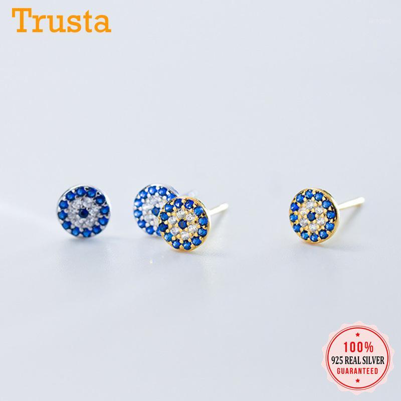 Stud Trustdavis Genuine 925 Sterling Silver Lovely Blue Eyes Clear Cubic Zircon Crystal Earring For Women Jewelry DS9691
Stud Trustdavis Genuine 925 Sterling Silver Lovely Blue Eyes Clear Cubic Zircon Crystal Earring For Women Jewelry DS9691