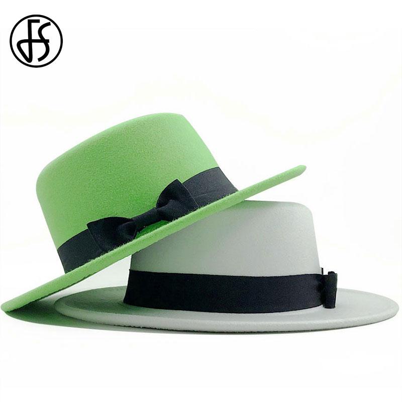 FS New 2020 Classic Solid Color Felt Fedora Hat For Women Men Wool Felt Jazz Caps Wide Brim Flat Top Hats Sombrero, White
FS New 2020 Classic Solid Color Felt Fedora Hat For Women Men Wool Felt Jazz Caps Wide Brim Flat Top Hats Sombrero, White