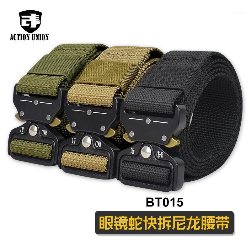 Heavy Duty Tactical Belt Army Men Outdoor Sport Hunting Accessories Nylon Training Metal Buckle Waist Strap Belt1, Green
Heavy Duty Tactical Belt Army Men Outdoor Sport Hunting Accessories Nylon Training Metal Buckle Waist Strap Belt1, Green