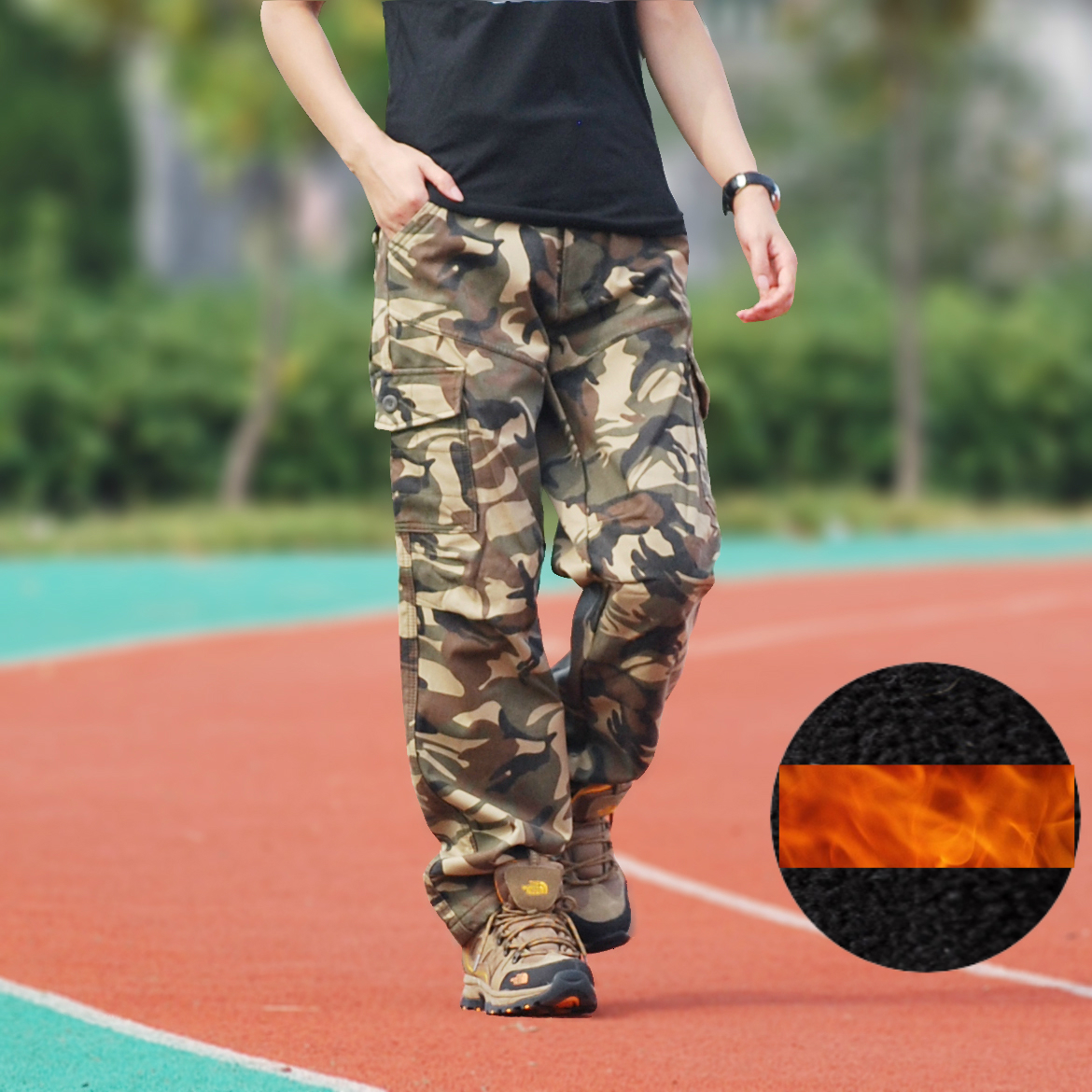 2021 New Camouflage Winter Clothes Men's Corduroy Military-style Cargo Pants Camo Tactical Fast Male Combat 7gg9, Black velvet
2021 New Camouflage Winter Clothes Men's Corduroy Military-style Cargo Pants Camo Tactical Fast Male Combat 7gg9, Black velvet