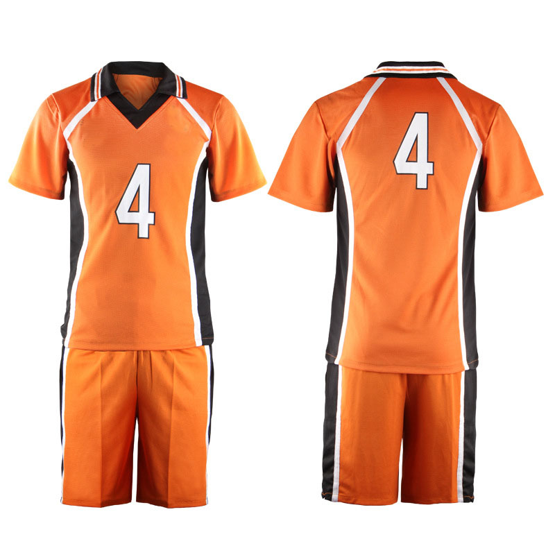 Anime Haikyuu Cosplay Costume Karasuno High School Volleyball Club Hinata Shyouyou Kageyama Tobio Sportswear Jerseys Uniform Top&Shorts