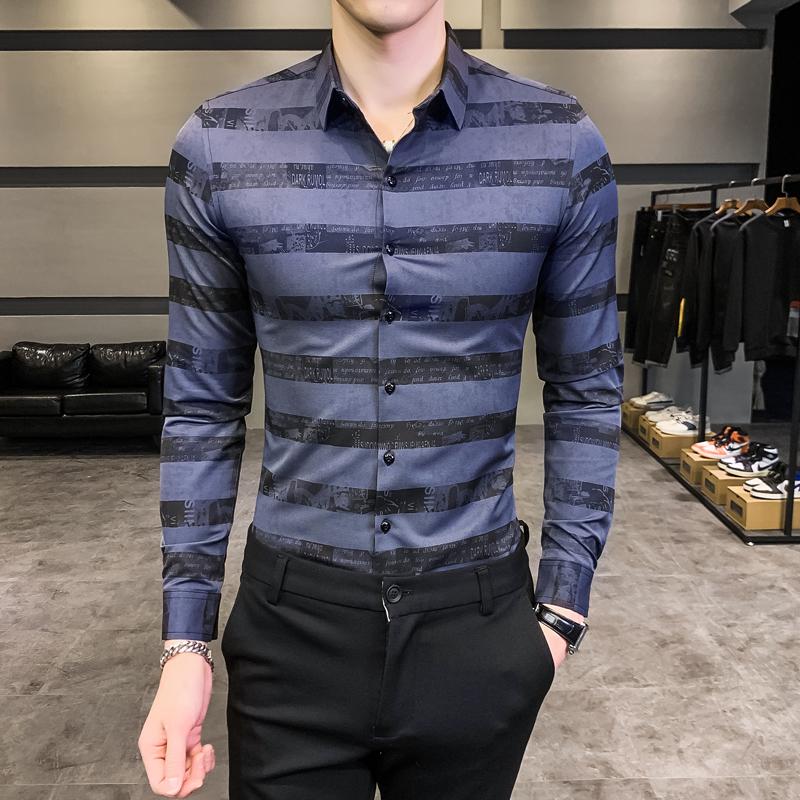Gzdeerax Stripe Printed Mens Shirts Luxury Long Sleeve Party Nightclub Mens Dress Shirts High Quality Casual Shirt Plus Size 4xl, Grey
Gzdeerax Stripe Printed Mens Shirts Luxury Long Sleeve Party Nightclub Mens Dress Shirts High Quality Casual Shirt Plus Size 4xl, Grey