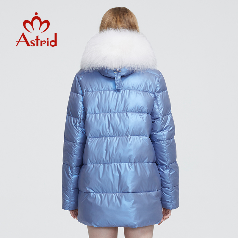Astrid New Winter Women's coat women warm parka fashion thick Jacket with fox fur hooded large sizes female clothing 9519 201019