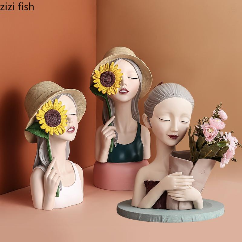 Resin Character Decoration Girl Statuette Decorative Crafts Desktop Sculpture Furnishings Home Decoration Accessories Figurines
Resin Character Decoration Girl Statuette Decorative Crafts Desktop Sculpture Furnishings Home Decoration Accessories Figurines