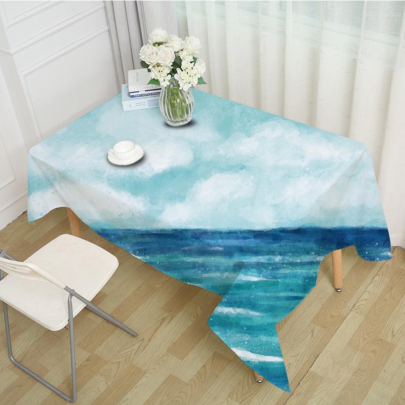 Decorative Table Cloth Rectangular Party Banquet Outdoor Tablecloth Home Decor Table Cover Brief Sea Sky Pattern MZ0011
Decorative Table Cloth Rectangular Party Banquet Outdoor Tablecloth Home Decor Table Cover Brief Sea Sky Pattern MZ0011