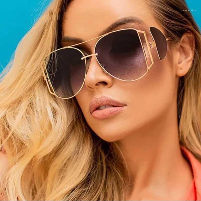 Oversize brown Sunglasses Women 2020 Vintage Steampunk Sun Glasses Black Side Shield Men Shades Pilot Style UV4001
Oversize brown Sunglasses Women 2020 Vintage Steampunk Sun Glasses Black Side Shield Men Shades Pilot Style UV4001