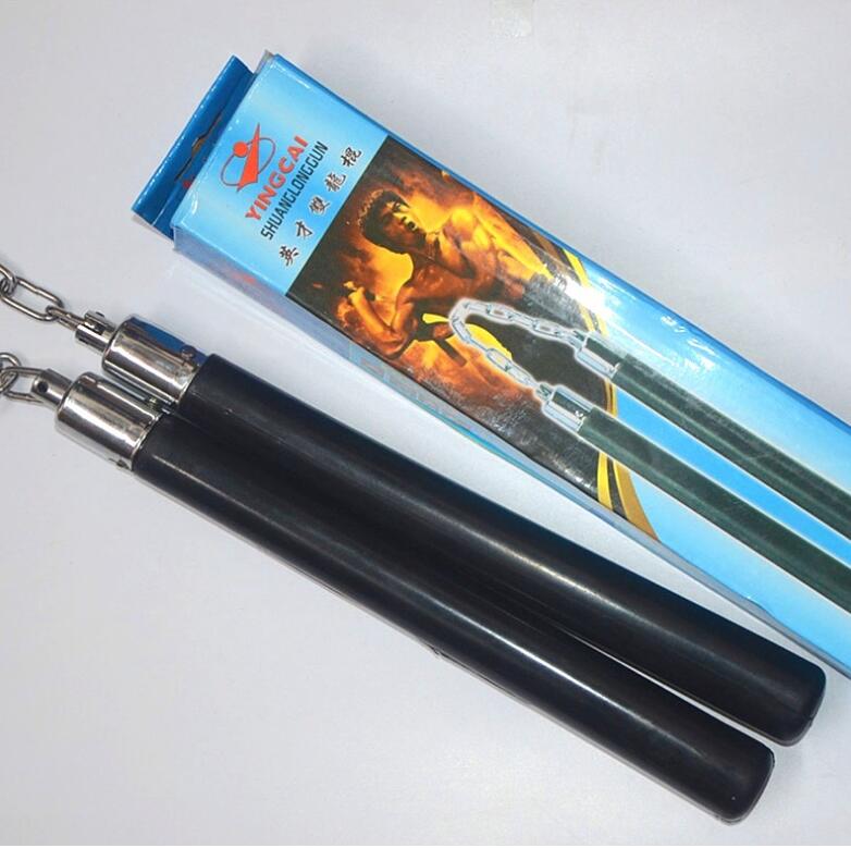 High-quality all-rubber nunchakus rubber elastic nunchakus with thick chain practice supplies actual combat training sticks explosion models
High-quality all-rubber nunchakus rubber elastic nunchakus with thick chain practice supplies actual combat training sticks explosion models