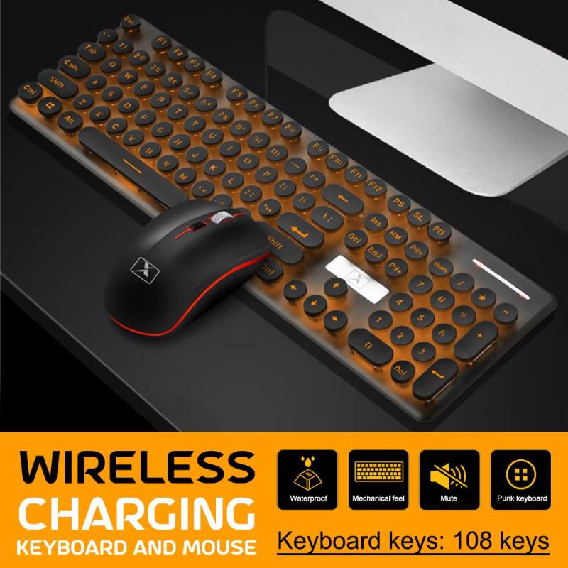 USB Keypad Keypad 108 Key Backlit 1000DPI Mouse Laptop Orange Durable Luminous Keyboard Mouse Kit
USB Keypad Keypad 108 Key Backlit 1000DPI Mouse Laptop Orange Durable Luminous Keyboard Mouse Kit