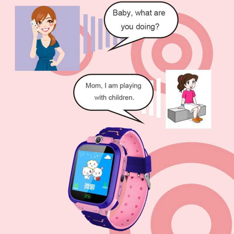 SOS Kids Watch Smart Waterproof Anti-Lost Kid Wristwatch With GPS Positioning And SOS Function Watchs For Children 220308