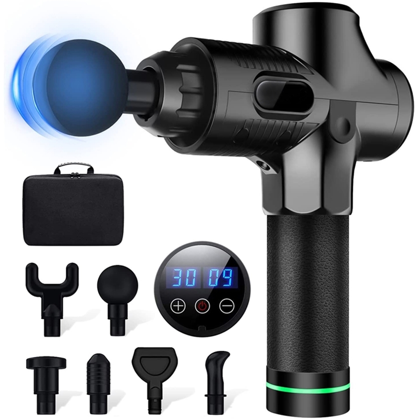 Deep Tissue Massager Percussion Massage Gun Fascia Handheld Body Neck Back Relaxation For Pain Relief 220208
Deep Tissue Massager Percussion Massage Gun Fascia Handheld Body Neck Back Relaxation For Pain Relief 220208