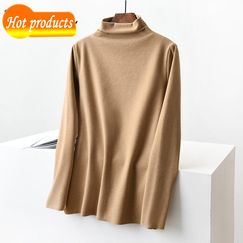 Long sleeve spring turtlenecks hot and blouses thin women tank tops ladies office shirt overshirt W95E, Black
Long sleeve spring turtlenecks hot and blouses thin women tank tops ladies office shirt overshirt W95E, Black