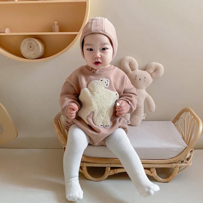 2021 Spring New Baby Boys Girls Cute Bear Print Long Sleeve Bodysuit with Hat Cotton Kids Infant Fleece Thicken Warm Jumpsuits Nnvk, 2135313khaki
2021 Spring New Baby Boys Girls Cute Bear Print Long Sleeve Bodysuit with Hat Cotton Kids Infant Fleece Thicken Warm Jumpsuits Nnvk, 2135313khaki