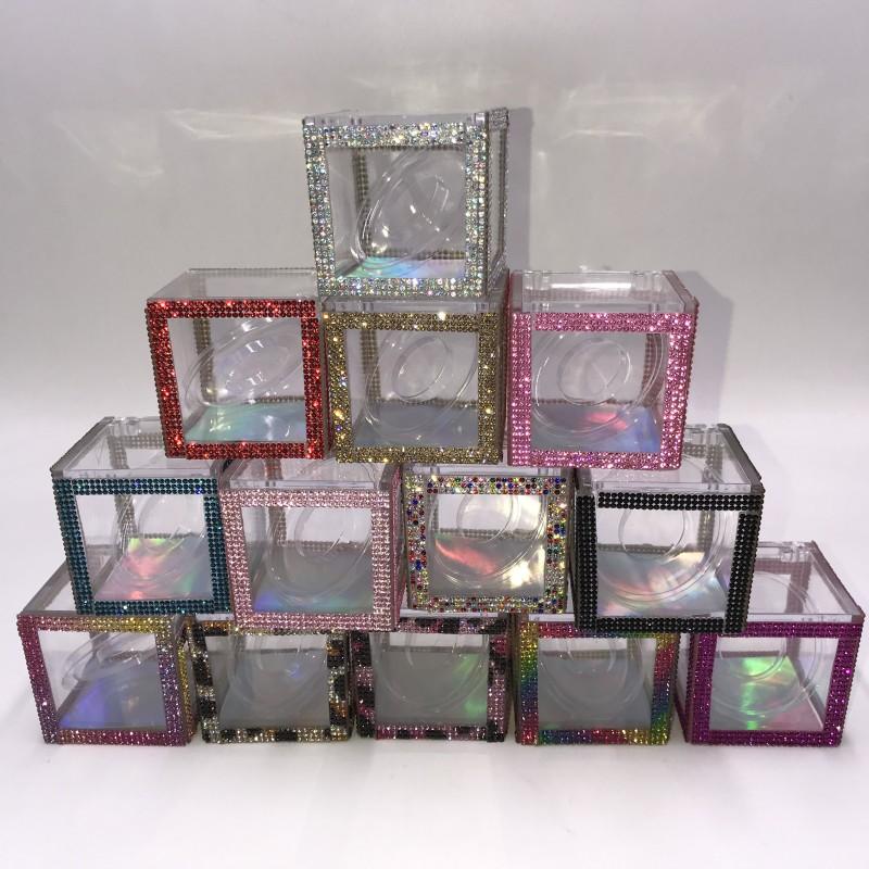 2021 New Arrivals Glitter Cube Box 10pcs/lot Unique Design Custom Eyelashes Packaging for 25mm 27mm Mink Eye Lashes
2021 New Arrivals Glitter Cube Box 10pcs/lot Unique Design Custom Eyelashes Packaging for 25mm 27mm Mink Eye Lashes