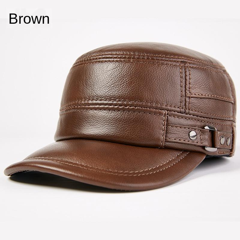 Hat Leather 2021 Cow for Both Men And Women Autumn & Winter Korean-style Cowhide Flat Cap Cap Cotton Warm Brim Hat 
Hat Leather 2021 Cow for Both Men And Women Autumn & Winter Korean-style Cowhide Flat Cap Cap Cotton Warm Brim Hat