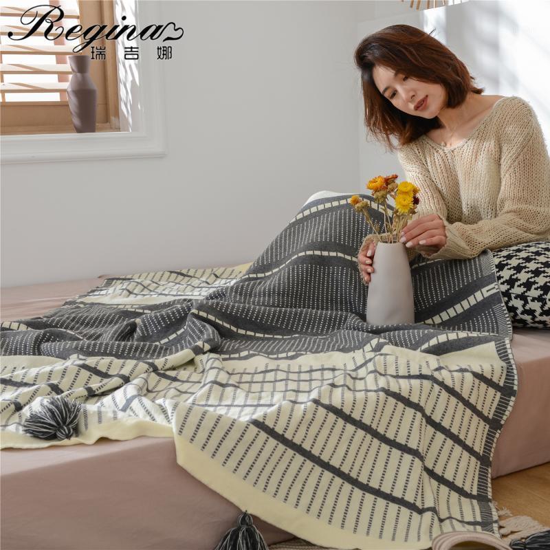 REGINA Throw Blanket Bohemian Plaid Stripe Tassel Casual Blanket Cute Sofa Chair Cover Wearable Outdoor Throws Bedspread1
REGINA Throw Blanket Bohemian Plaid Stripe Tassel Casual Blanket Cute Sofa Chair Cover Wearable Outdoor Throws Bedspread1