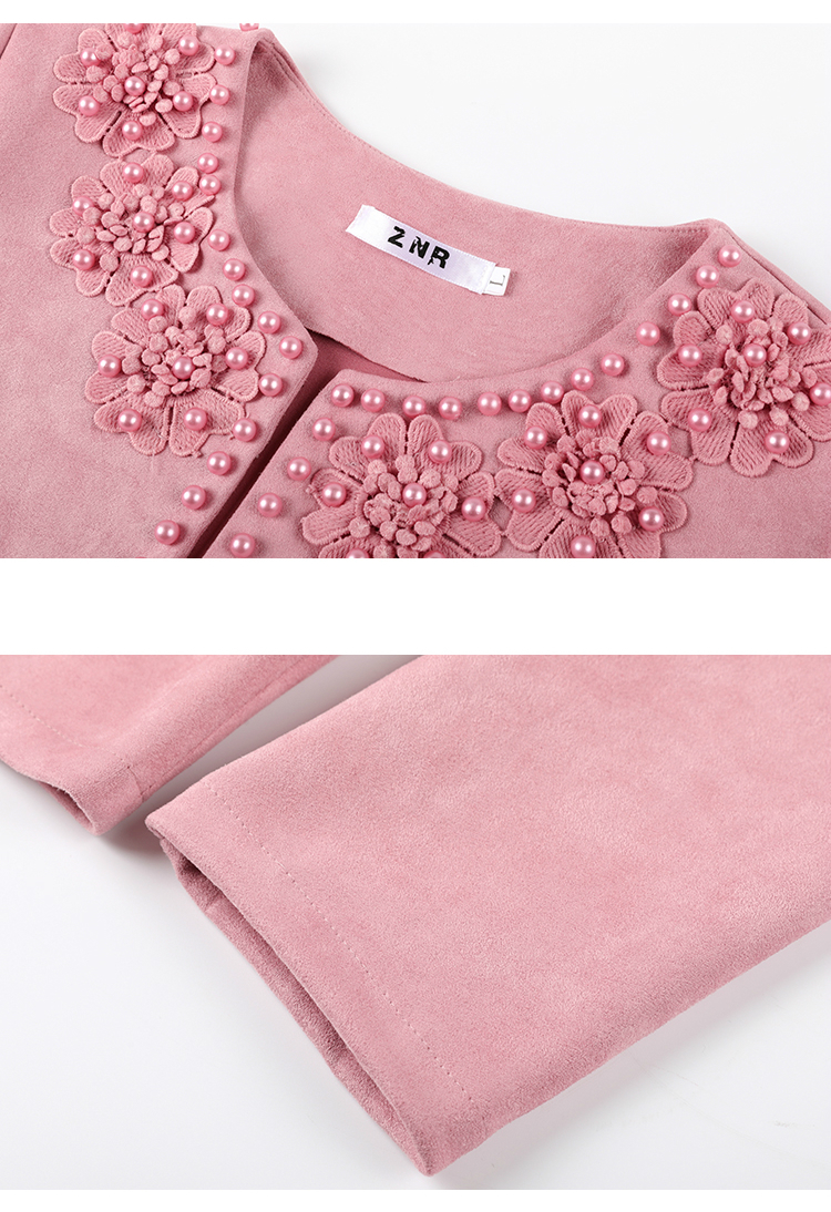 Jackets for Women Long Sleeve Woman Jacket Beading Cardigan Jacket Coat Women 3XL 4XL Plus Size Jacket Women Jackets D539 201019