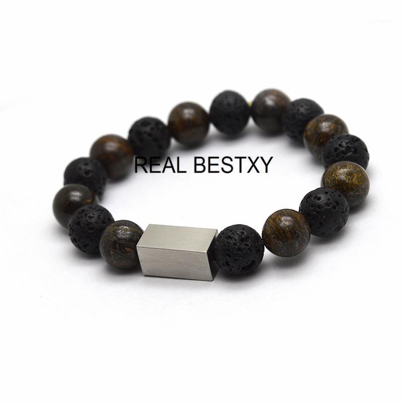REAL BESTXY engrave logo 10mm Natural bronze Stone Beads Bracelet with stainless steel beads Handmade Buddha Bracelets For Men1
REAL BESTXY engrave logo 10mm Natural bronze Stone Beads Bracelet with stainless steel beads Handmade Buddha Bracelets For Men1